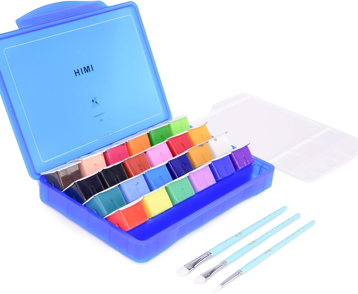 Pintura Gouache HIMI, juego de 24 colores × 30 ml con pinceles