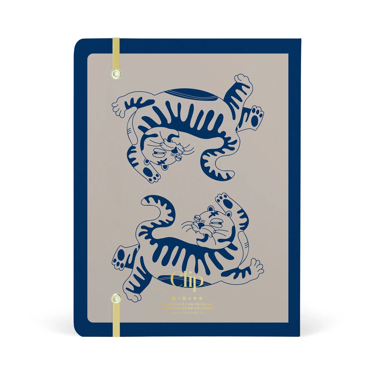 Tigre Asiático - Cuaderno Multimateria Recargable