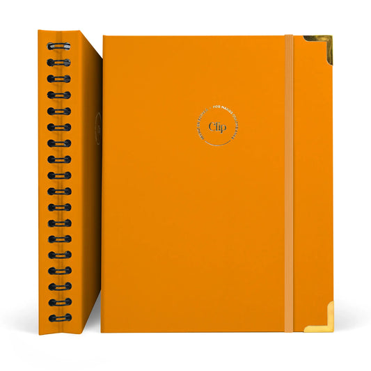 Notebook Naranja - Cuaderno 7m Anillo Oculto