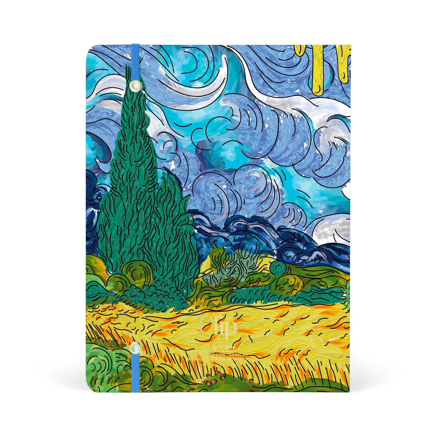Van Gogh - Cuaderno Multimateria Recargable